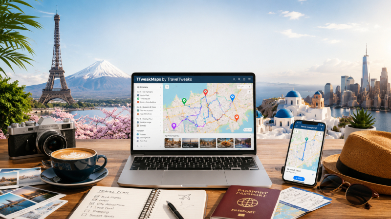 Map Guides TTweakMaps by TravelTweaks: Complete Travel Planning Guide